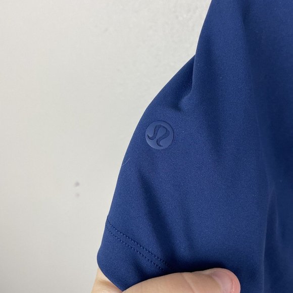 lululemon On the Fly Luxtreme Onyx Blue Athletic Shorts size 4 - Picture 5 of 8